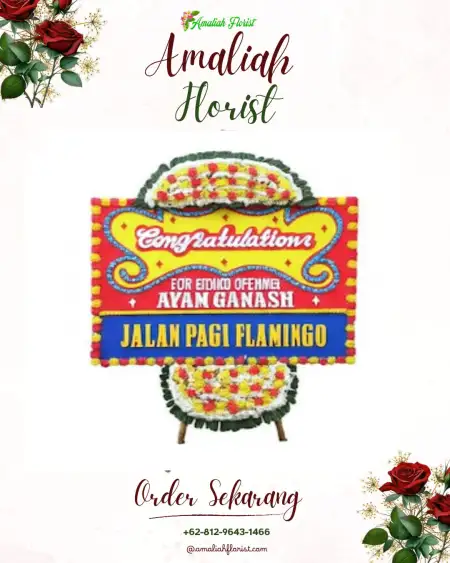 Sewa Papan Bunga Pandanwangi